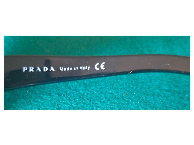 Prada SPR 18I Gafas de Sol Butterfly de Acetato Negro - vista 5