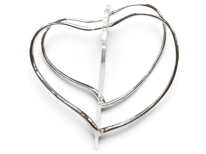 Autre Marque Orecchini a cerchio Open Heart Elsa Peretti di Tiffany & Co. - vista 3