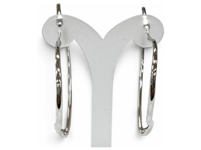 Autre Marque Orecchini a cerchio Open Heart Elsa Peretti di Tiffany & Co. - vista 4