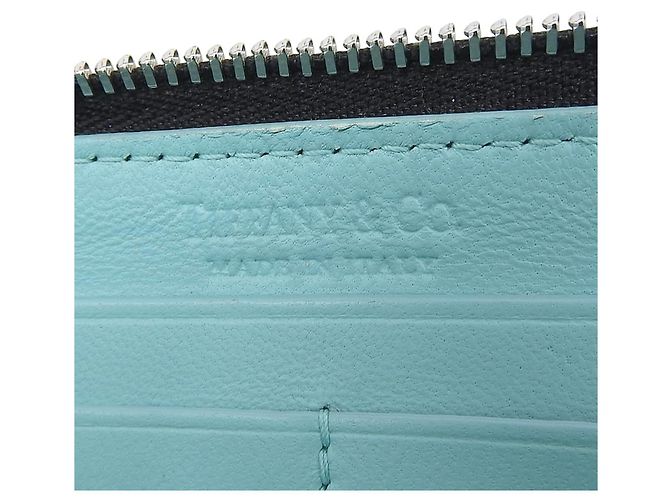 Autre Marque Portafoglio lungo in pelle nera Tiffany & Co. - vista 10