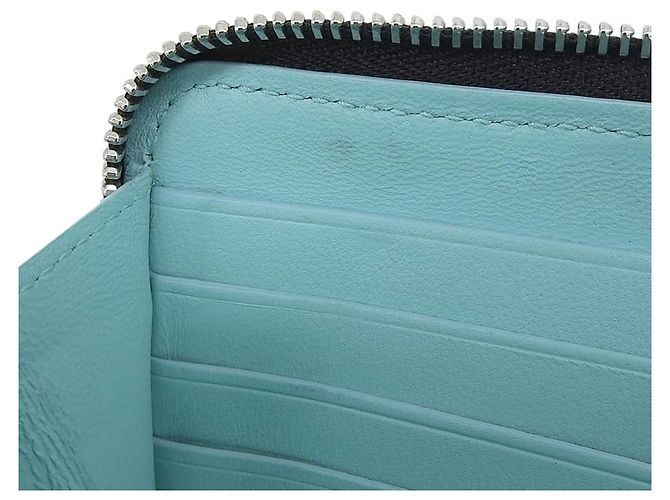 Autre Marque Portafoglio lungo in pelle nera Tiffany & Co. - vista 8