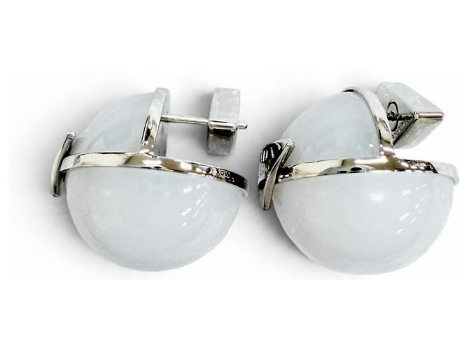 Prada 1I0239 Triangle Logo Crystal Ball Ohrringe - Ansicht 4