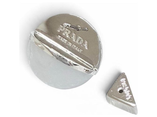 Prada 1I0239 Triangle Logo Crystal Ball Ohrringe - Ansicht 5