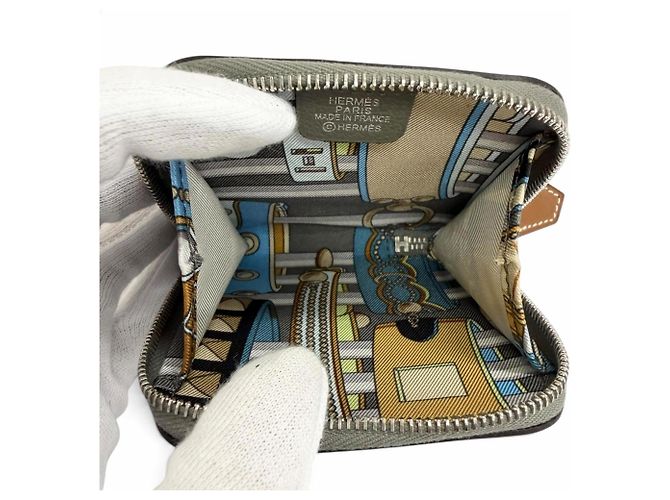 Hermès HERMES Azap Compact Mini Silk Wallet/Coin Case - view 5