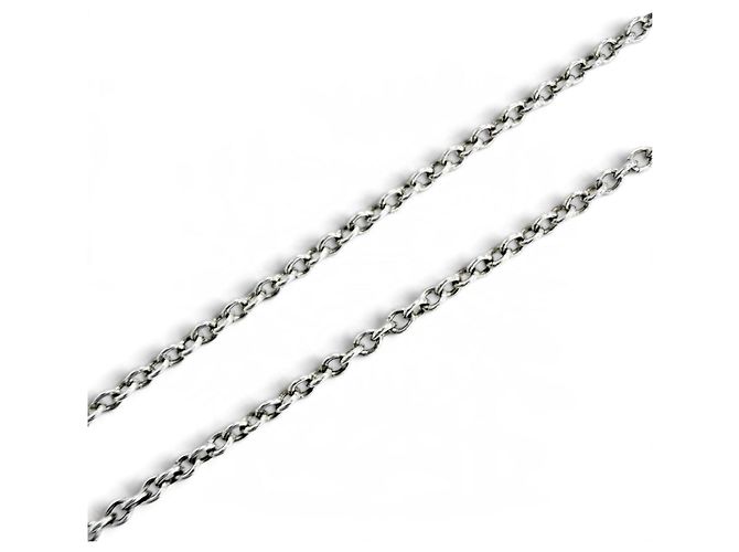 Autre Marque Collana con mini ciondolo a doppio cuore Tiffany Return to Blue - vista 6
