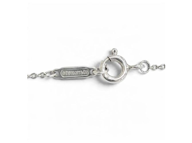 Autre Marque Collana con mini ciondolo a doppio cuore Tiffany Return to Blue - vista 7