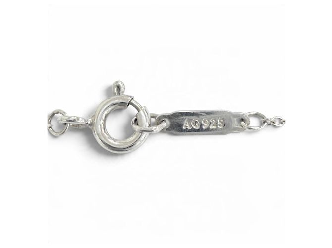 Autre Marque Collana con mini ciondolo a doppio cuore Tiffany Return to Blue - vista 8