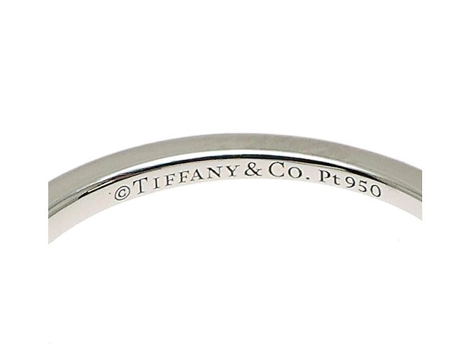 Autre Marque Tiffany & Co. Ehering aus Platinal 950 mit Diamanten - Ansicht 6