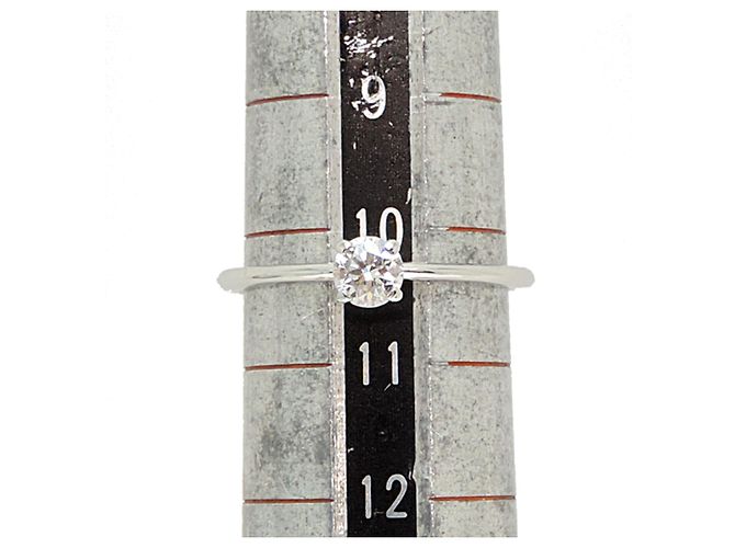 Autre Marque Tiffany & Co. Ehering aus Platinal 950 mit Diamanten - Ansicht 7