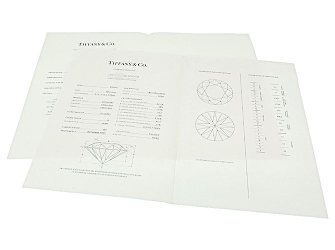 Autre Marque Tiffany & Co. Ehering aus Platinal 950 mit Diamanten - Ansicht 8