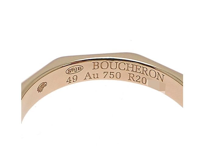 Anello Fascia Boucheron Oro Rosa e Diamanti - vista 5