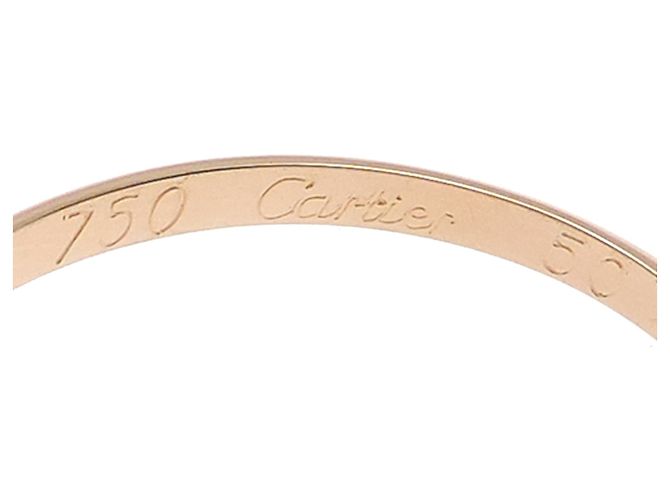 Anello Cartier Trinity 7 in oro tricolore - vista 6