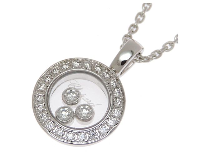 Collana Chopard 750WG Happy Diamonds Icon da donna - vista 2