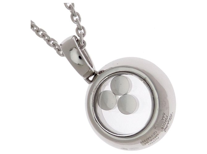 Collana Chopard 750WG Happy Diamonds Icon da donna - vista 3
