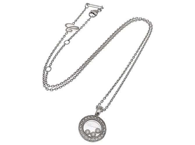 Collana Chopard 750WG Happy Diamonds Icon da donna - vista 8