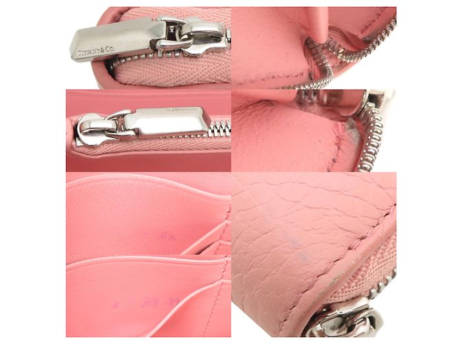 Autre Marque Cartera larga de piel rosa Tiffany & Co. - vista 10