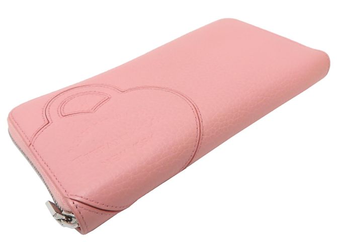 Autre Marque Cartera larga de piel rosa Tiffany & Co. - vista 3