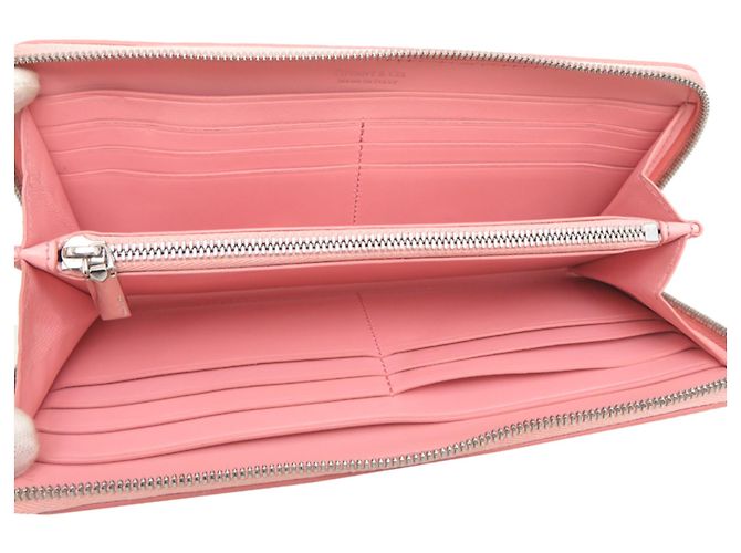 Autre Marque Cartera larga de piel rosa Tiffany & Co. - vista 5
