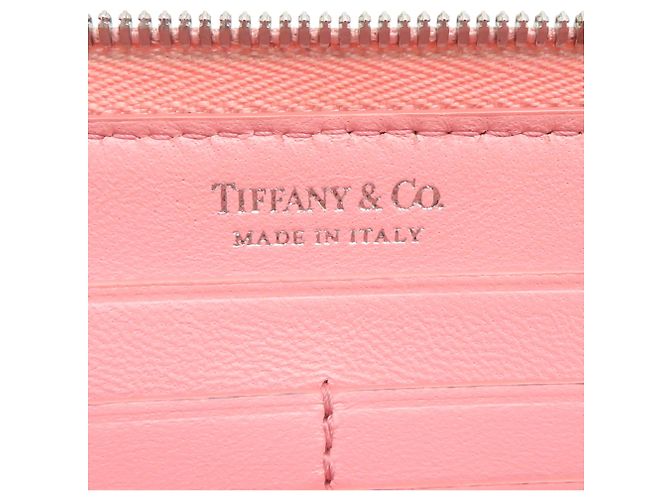Autre Marque Cartera larga de piel rosa Tiffany & Co. - vista 7