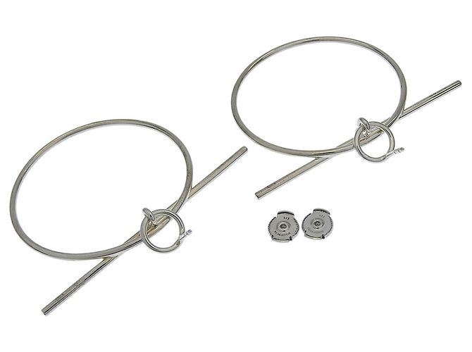 Hermès Hermes Silver 925 Hängeohrringe - Ansicht 4