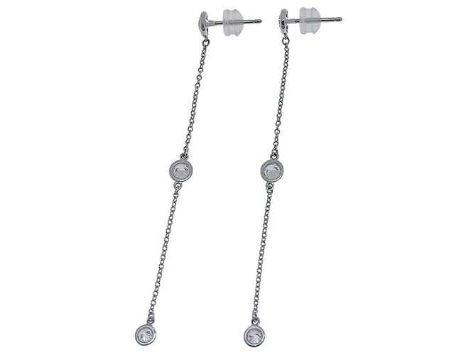Autre Marque Orecchini a goccia in platino Tiffany & Co. - vista 3