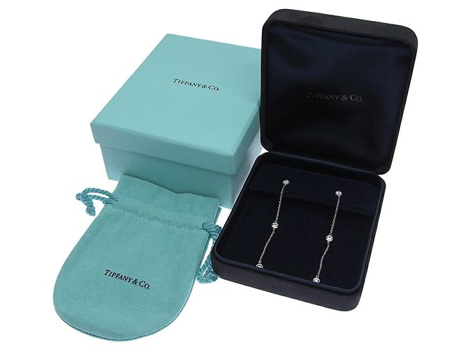 Autre Marque Orecchini a goccia in platino Tiffany & Co. - vista 6