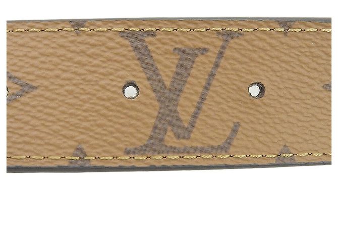 Louis Vuitton Monogram Reverse Ceinture LV Iconic 30mm Reversible Belt - vista 8