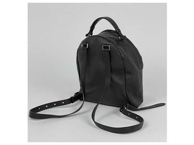 Zaino Louis Vuitton Sorbonne in Monogram Empreinte Noir - vista 2