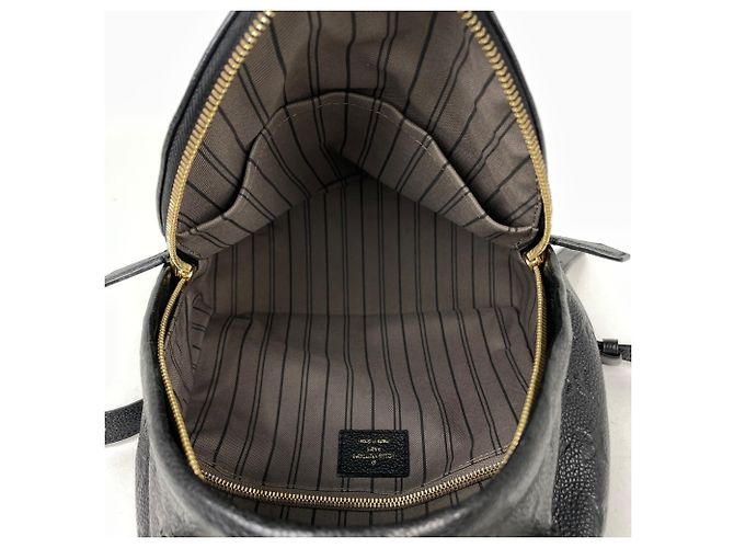 Zaino Louis Vuitton Sorbonne in Monogram Empreinte Noir - vista 9