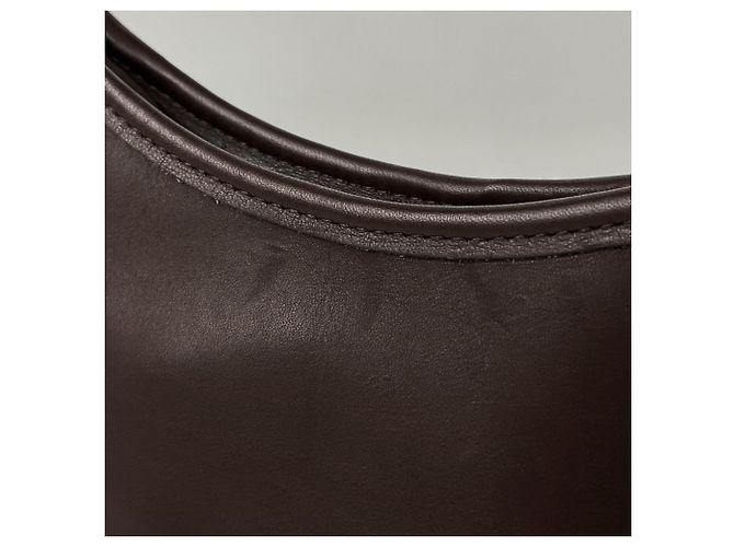 Borsa a tracolla Coach in pelle marrone - vista 4
