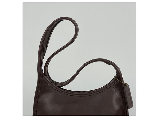 Borsa a tracolla Coach in pelle marrone - vista 6
