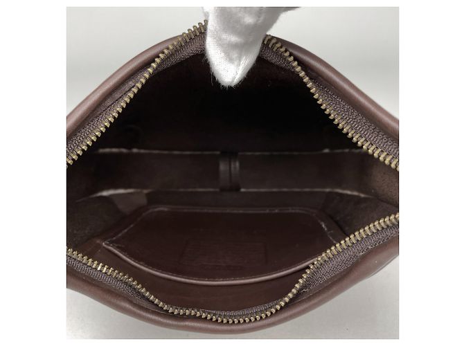 Borsa a tracolla Coach in pelle marrone - vista 8