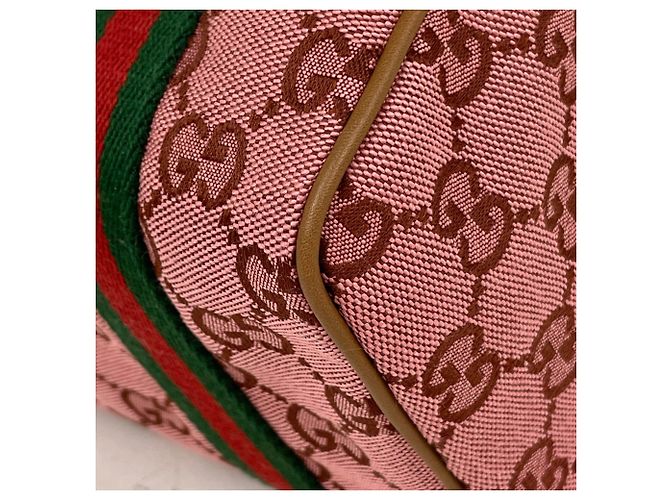 Borsa a mano Gucci Sherry Line Rosa - vista 3