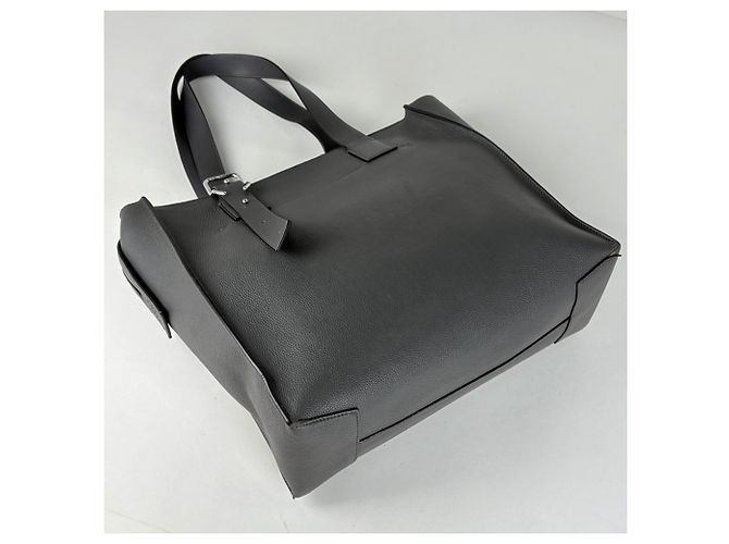 Loewe Shopper aus grauem Leder - Ansicht 2