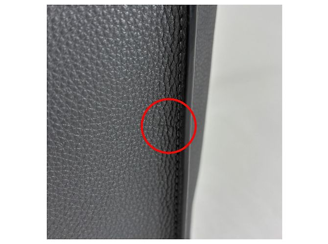 Loewe Shopper aus grauem Leder - Ansicht 6