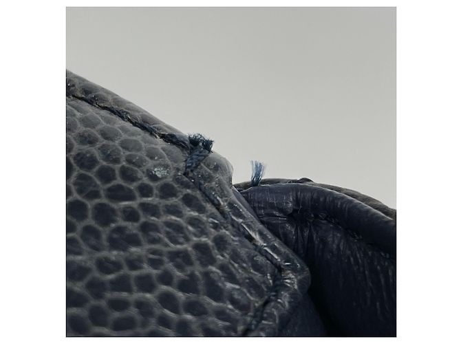 Borsa a tracolla Chanel Blue Matelassé - vista 6