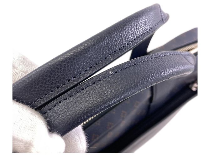 Borsetta in pelle Coach blu navy - vista 12