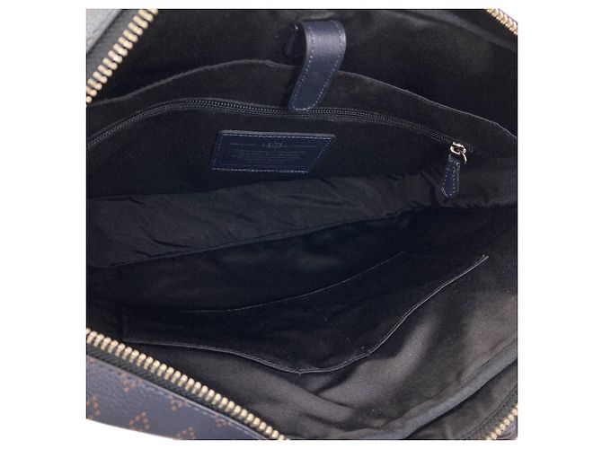 Borsetta in pelle Coach blu navy - vista 5