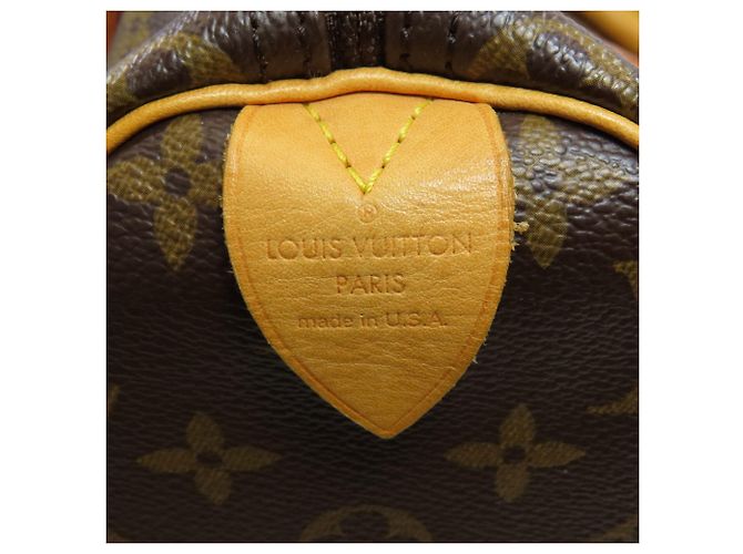 Borsa Louis Vuitton Marrone in Pelle vernice - vista 6