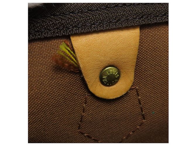 Borsa Louis Vuitton Marrone in Pelle vernice - vista 9