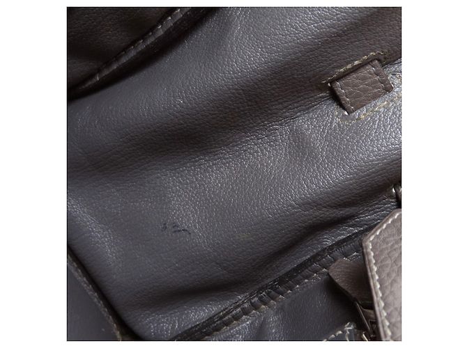 Hermès Borsa Hermes Birkin 30 in pelle Taurillon - vista 13