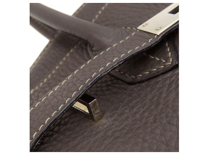 Hermès Borsa Hermes Birkin 30 in pelle Taurillon - vista 17