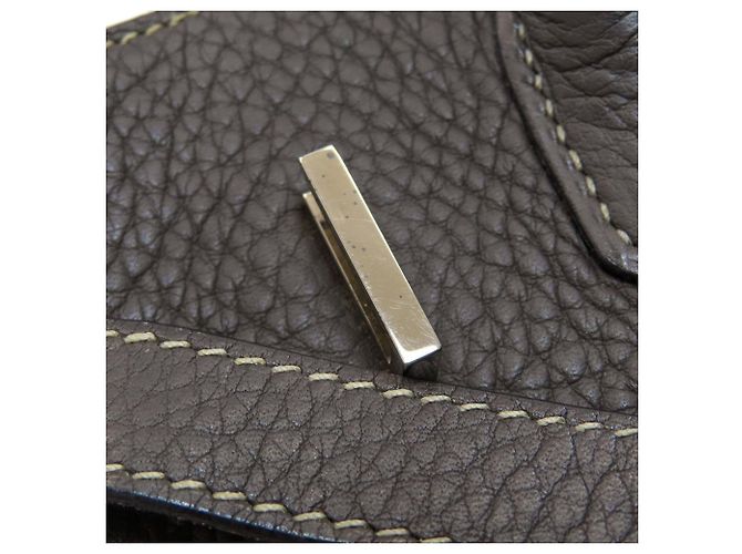 Hermès Borsa Hermes Birkin 30 in pelle Taurillon - vista 23