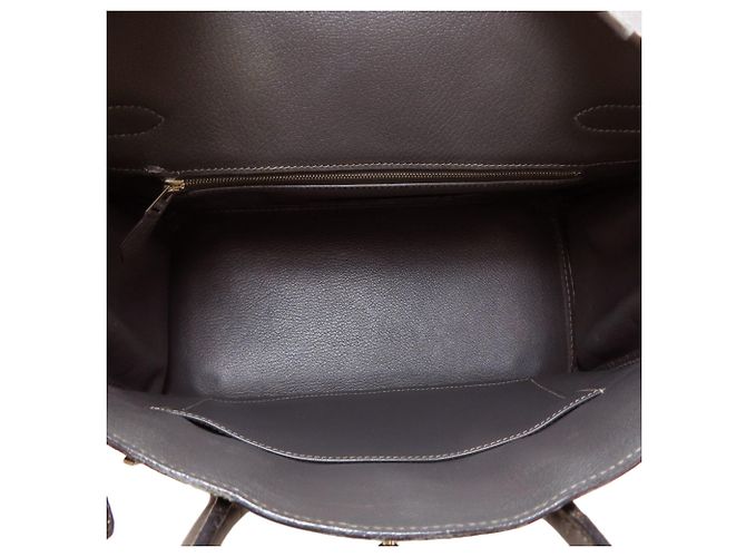 Hermès Borsa Hermes Birkin 30 in pelle Taurillon - vista 5