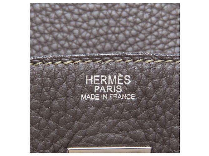 Hermès Borsa Hermes Birkin 30 in pelle Taurillon - vista 6