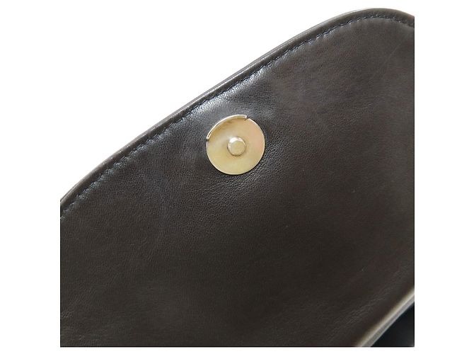 Zaino Chanel in pelle d'agnello nera - vista 10