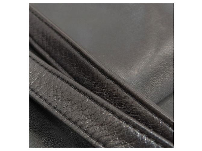 Zaino Chanel in pelle d'agnello nera - vista 16
