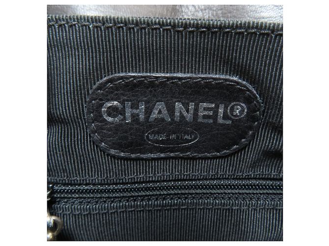 Zaino Chanel in pelle d'agnello nera - vista 6