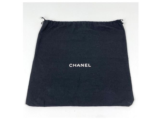 Borsa Tote Chanel Reissue in pelle di vitello granulata nera - vista 11