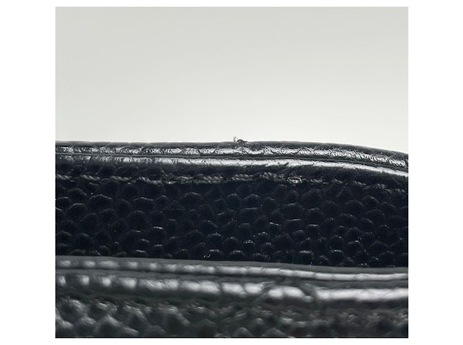 Borsa Tote Chanel Reissue in pelle di vitello granulata nera - vista 5